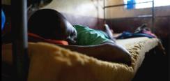 Very few prisoners in Liberia have access to beds or mattresses.